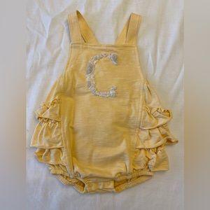C ruffle bubble romper